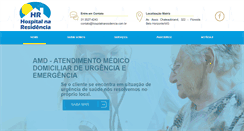 Desktop Screenshot of hospitalnaresidencia.com.br