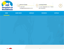 Tablet Screenshot of hospitalnaresidencia.com.br